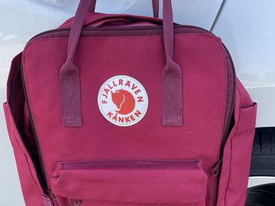 Fjallraven Kanken Classic Backpack in Ox Red - Durable & Stylish Everyday Bag