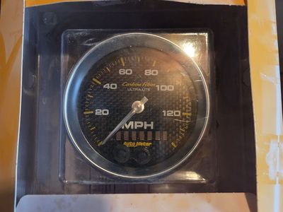 Autometer carbon fiber gps speedometer