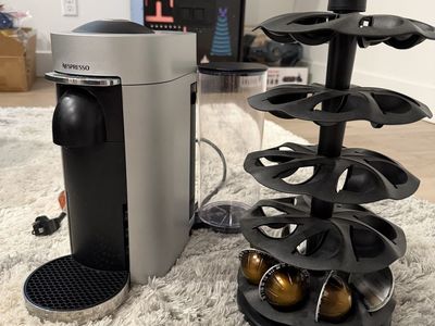 Nespresso Vertuo Coffee Maker with Pod Holder and Pods