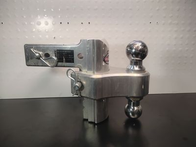 Trimax (TRZ6ALRP) Razor Aluminum Adjustable Dual-Ball Mount Trailer Hitch