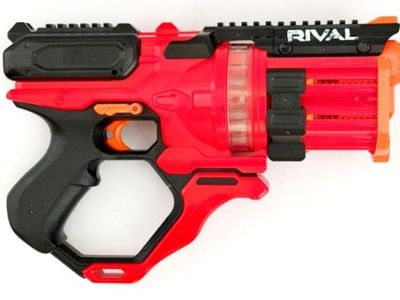 Nerf Rival Kronos XVIII-500 Red Blaster with 5 High-Impact Rounds and 20 bullets