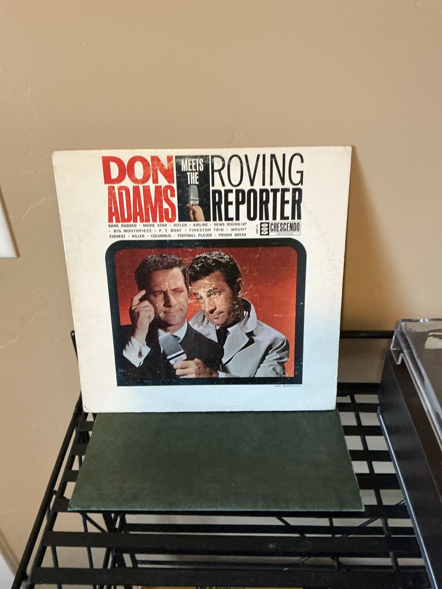 Don Adams Meets The Roving Reporter Vinyl LP Record Crescendo Records