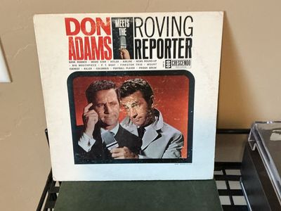 Don Adams Meets The Roving Reporter Vinyl LP Record Crescendo Records