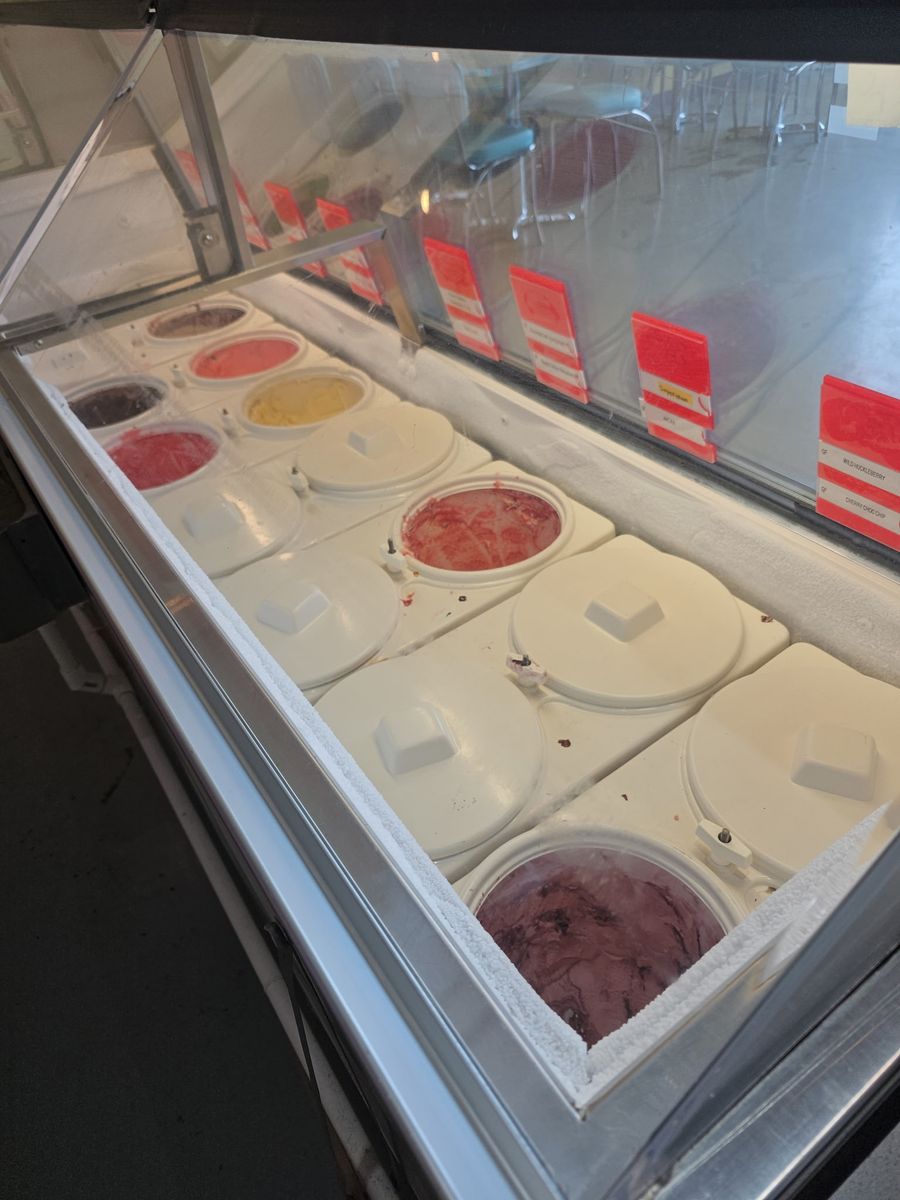 Commercial Ice Cream Dipping Cabinet Freezer Display Case - Excellent Condition