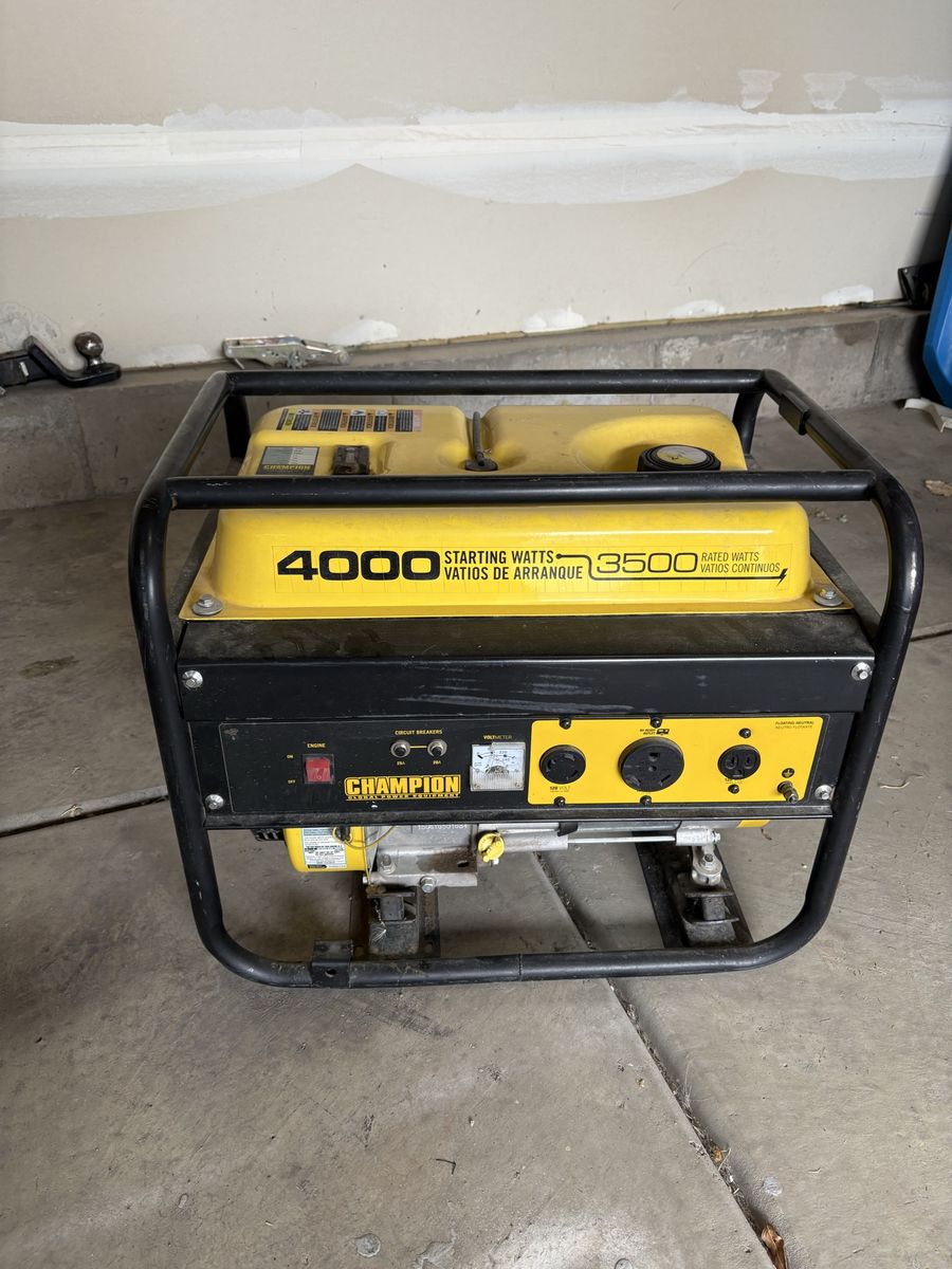4000 w 3500 w champion generator