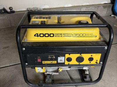 4000 w 3500 w champion generator
