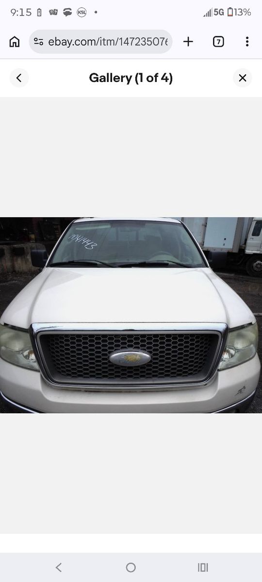 2004 to 2008 Ford f150 truck hood