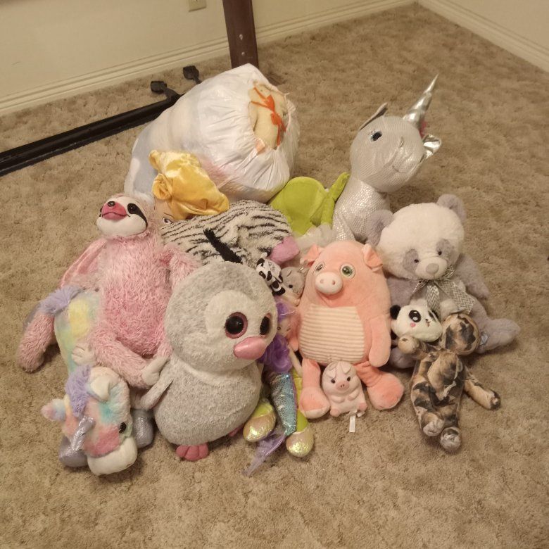 Pile of stuffies $22 obo