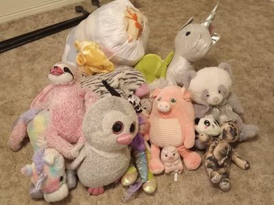 Pile of stuffies $22 obo