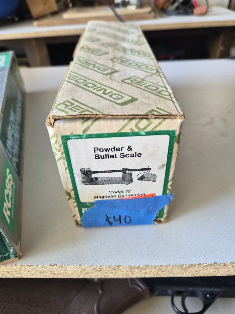 Redding Model #2 Powder & Bullet Scale - Magnetic Dampening Reloading Tool