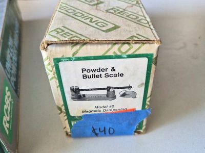 Redding Model #2 Powder & Bullet Scale - Magnetic Dampening Reloading Tool