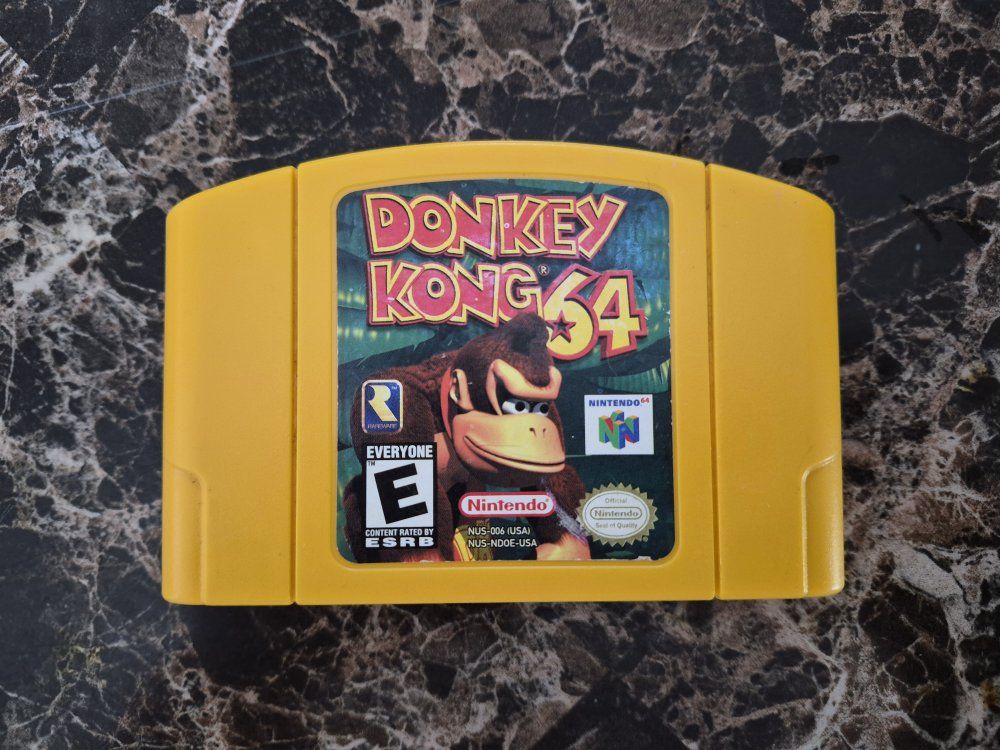 VTG. Donkey Kong N64 (1997 Nintendo 64) AUTHENTIC Tested and Working Great Condition!