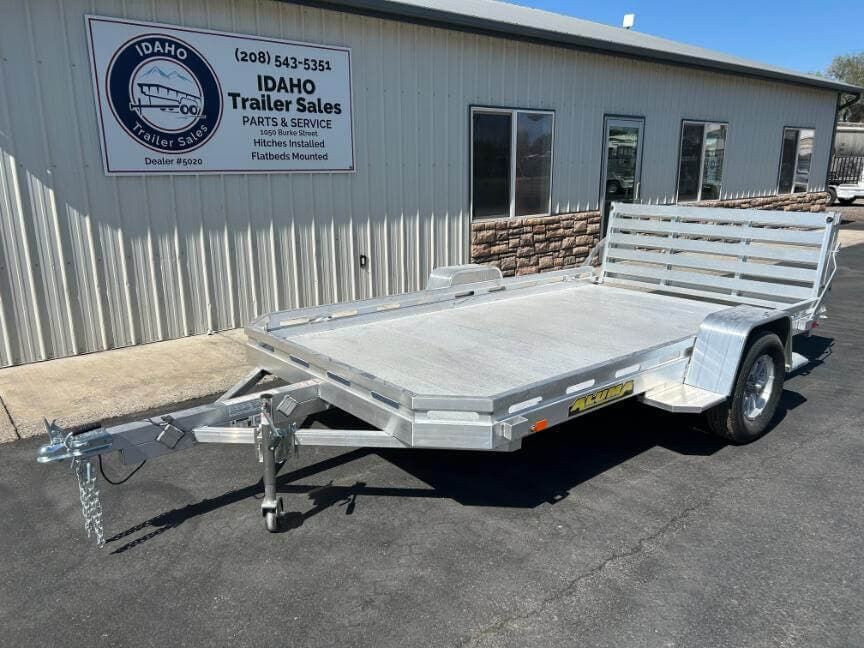 2027 Aluma 7712H 77'x11' 10' Aluminum Utility Trailer Bi-Fold Gate