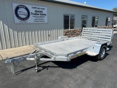 2027 Aluma 7712H 77'x11' 10' Aluminum Utility Trailer Bi-Fold Gate