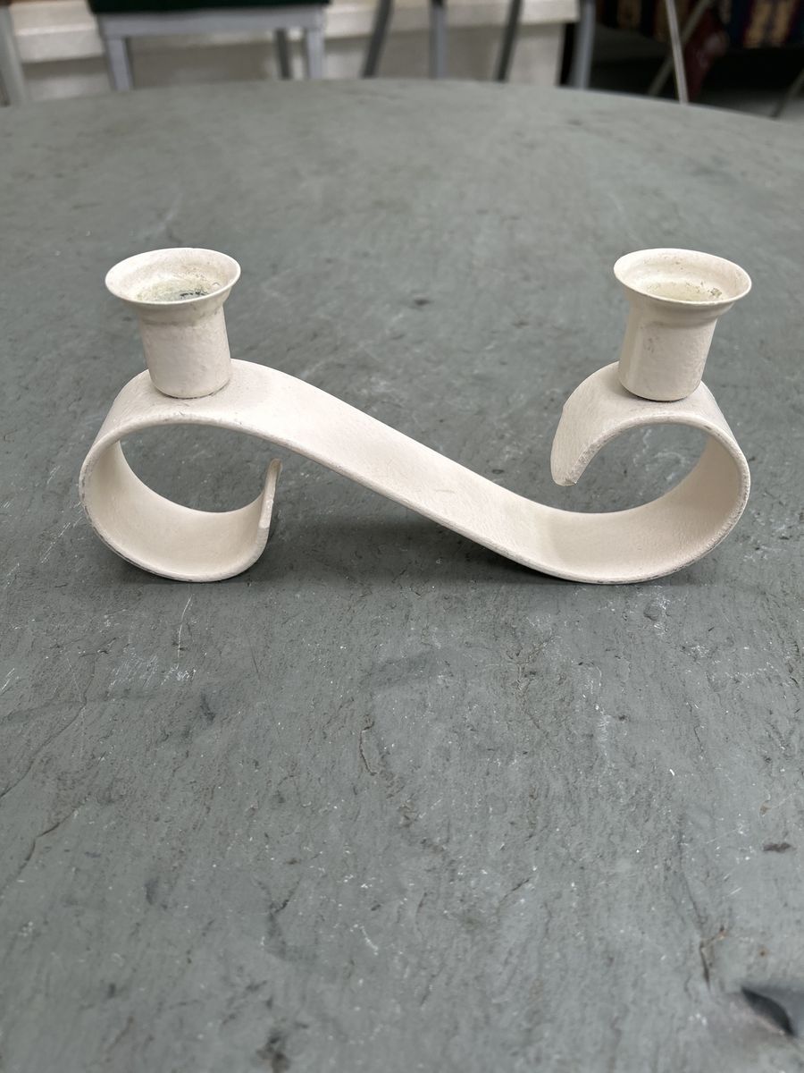Art Deco Duel Candle Stick Holder