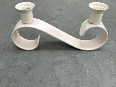 Art Deco Duel Candle Stick Holder
