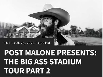 Post Malone/Jelly Roll Concert Tickets