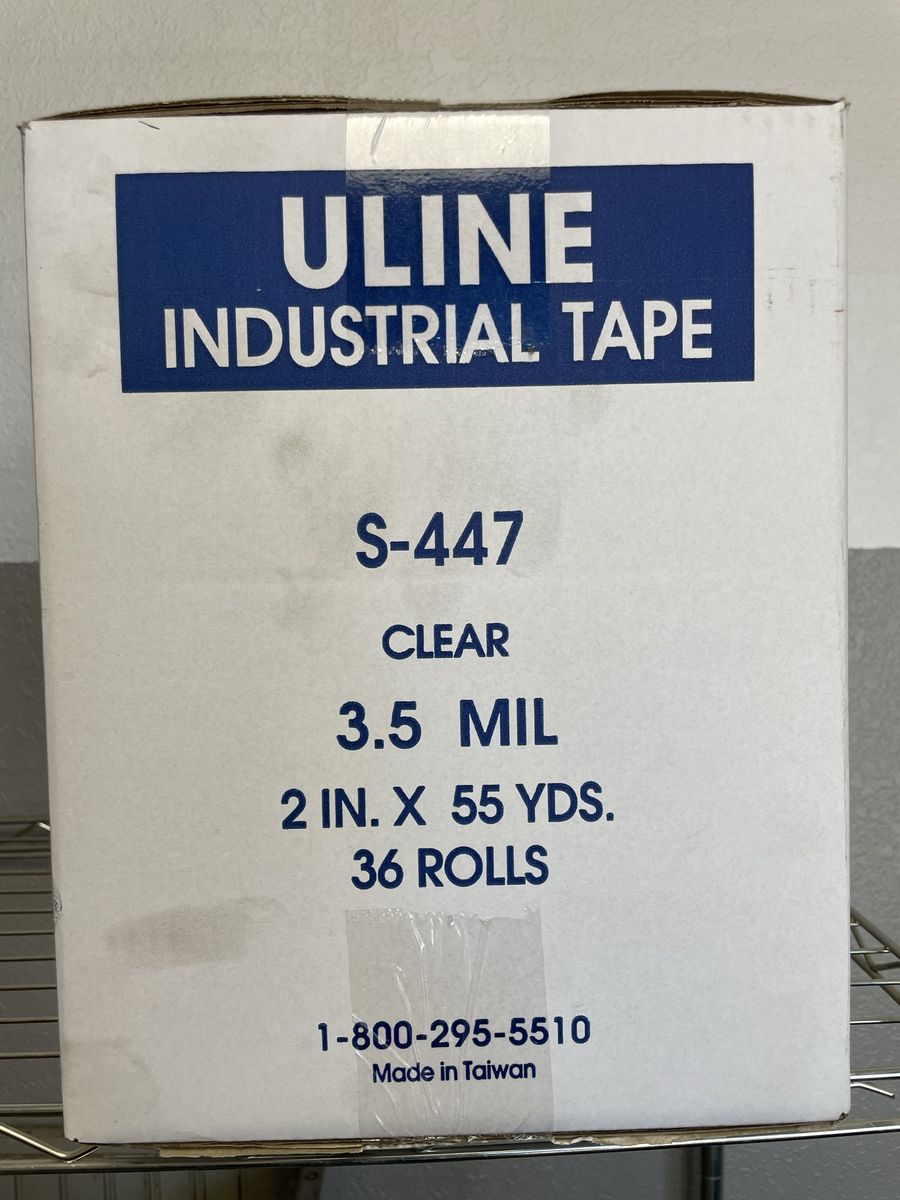Tape and Bubble Wrap, ULINE