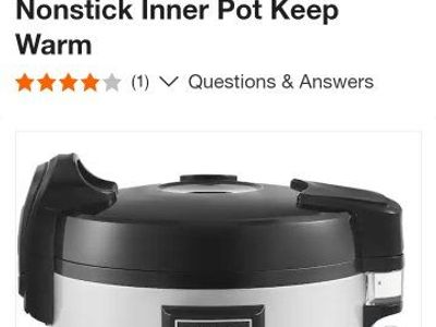 Rice Cooker vevor NEW 15.85qt