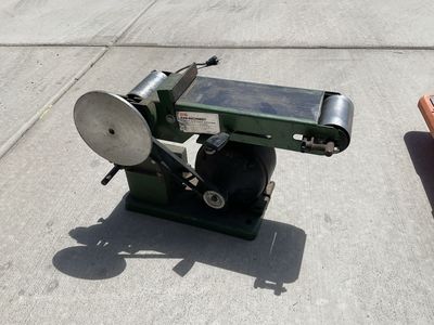 RaM-MACHINERY Combination Benchtop Belt & Disc Sander