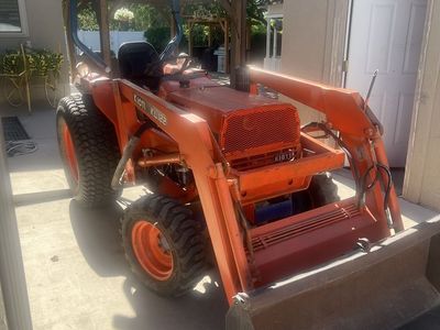 4x4 diesel tractor with loader