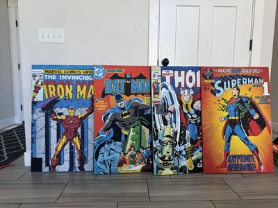 Kids room large canvas wall decor