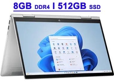 HP ENVY x360 13" 2-in-1 Laptop - i5-1230U, 8GB RAM, 512GB SSD