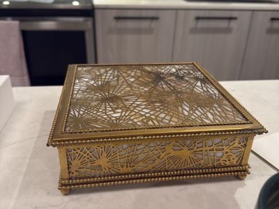 Authentic Tiffany Studios Hinge Box - Early 1900s