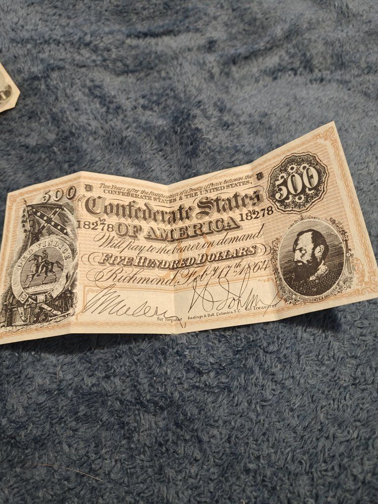 vintage bills and stamps