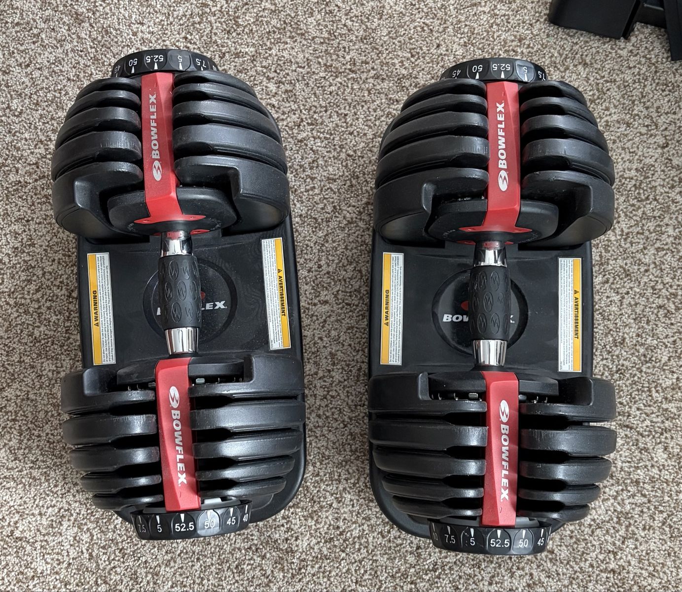 Bowflex SelectTech 552 Adjustable Dumbbells Set (Pair)