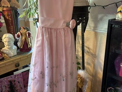 Girls' Size 12 Fancy Pink with matching new Danskin tights; Size 7 Aqua; 2 Sz 12 and 14 Matching Lined Lime with rhinestones