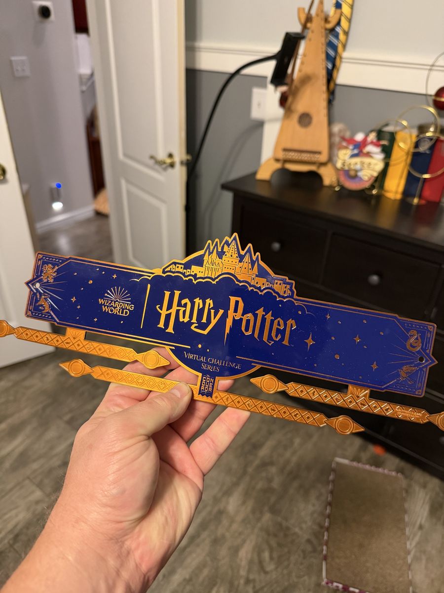 Harry Potter Wizarding World Virtual Challenge Series Finisher Medal Display