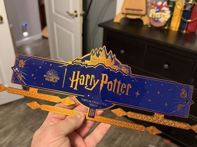 Harry Potter Wizarding World Virtual Challenge Series Finisher Medal Display