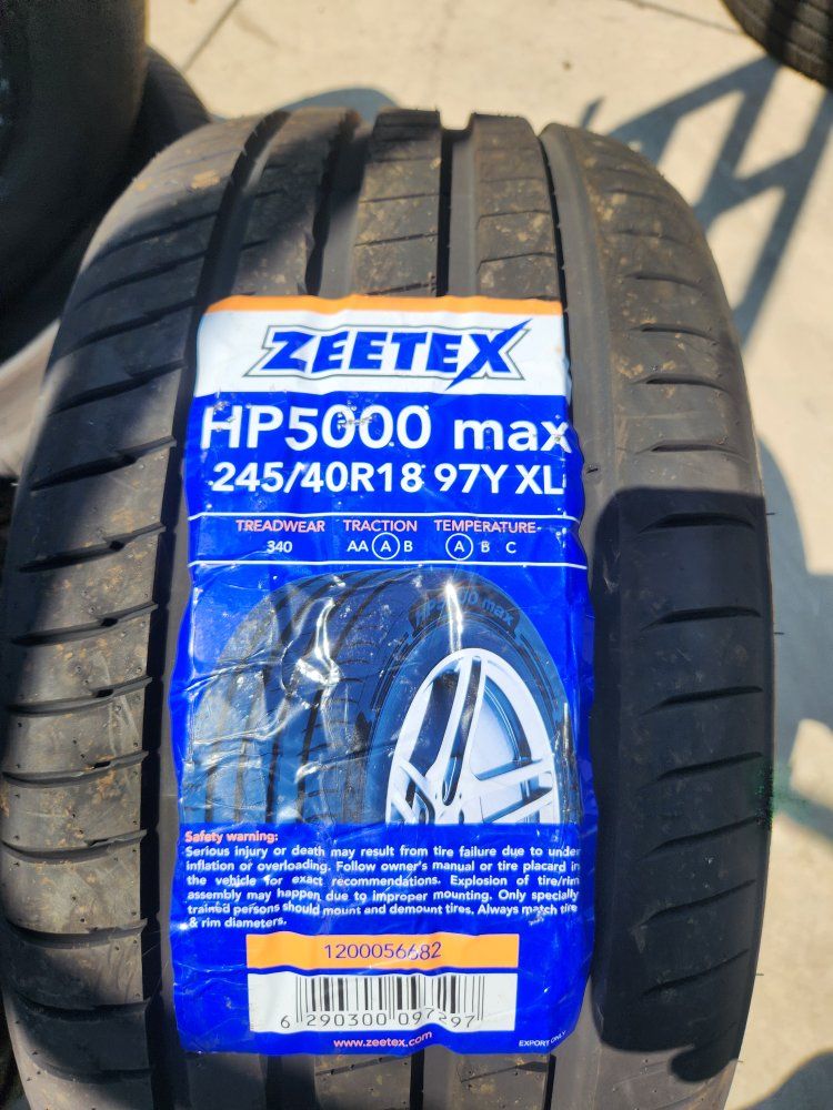 245/40r18 zeetex hp5000 max