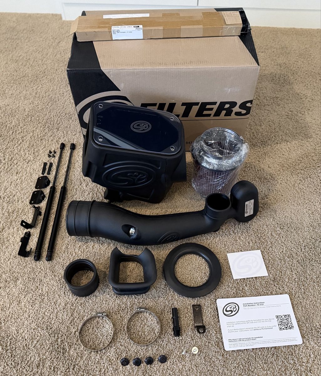 COLD AIR INTAKE FOR 2018-2026 JEEP WRANGLER / GLADIATOR 3.6L AND FREE HOOD STRUTS