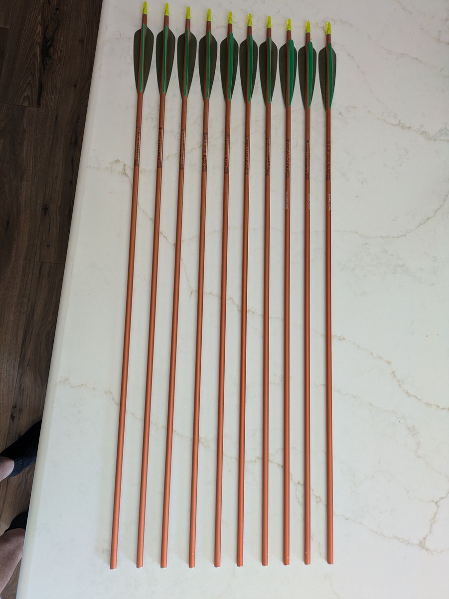 Easton XX75 Autumn Hunter 2117 Aluminum Arrows - Set of 10