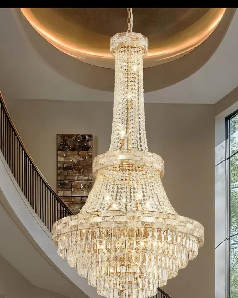 3 Tier Crystal Chandelier