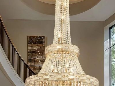 3 Tier Crystal Chandelier