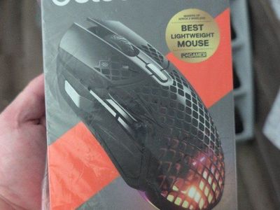 SteelSeries Aerox 5 Wireless Ultralight Multi-Genre Gaming Mouse - PC Gamer Best Lightweight