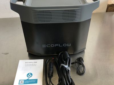 EcoFlow DELTA 2 Portable 1024Wh 1800W Battery Power Station EFD330 Black