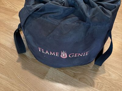 Flame Genie Pellet Fuel Fire Pit with bag of Premium Grade Wood Pellets
