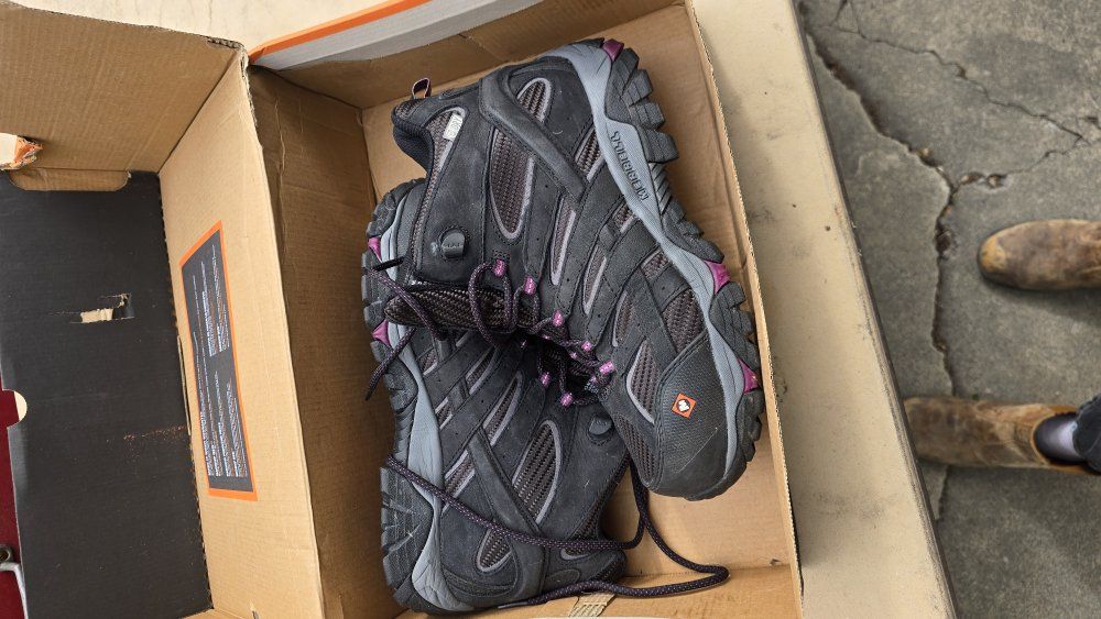 Merrell Work Hiking Shoes steel toe
