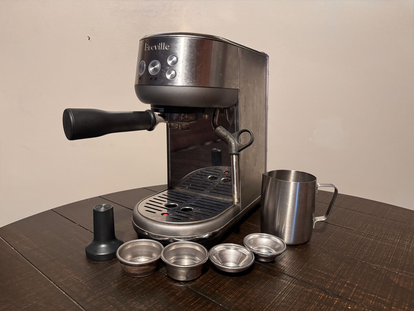 Breville Bambino Espresso Machine w/ Original Accessories and Retail Packaging