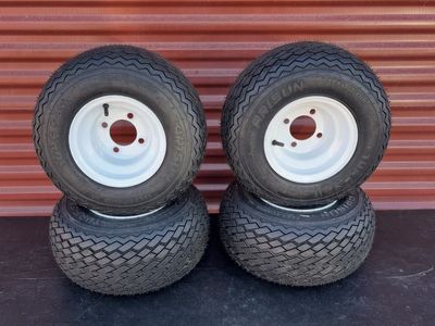 New Set Of 4 Turf Sail Golf Cart Tires 18X8.5-8