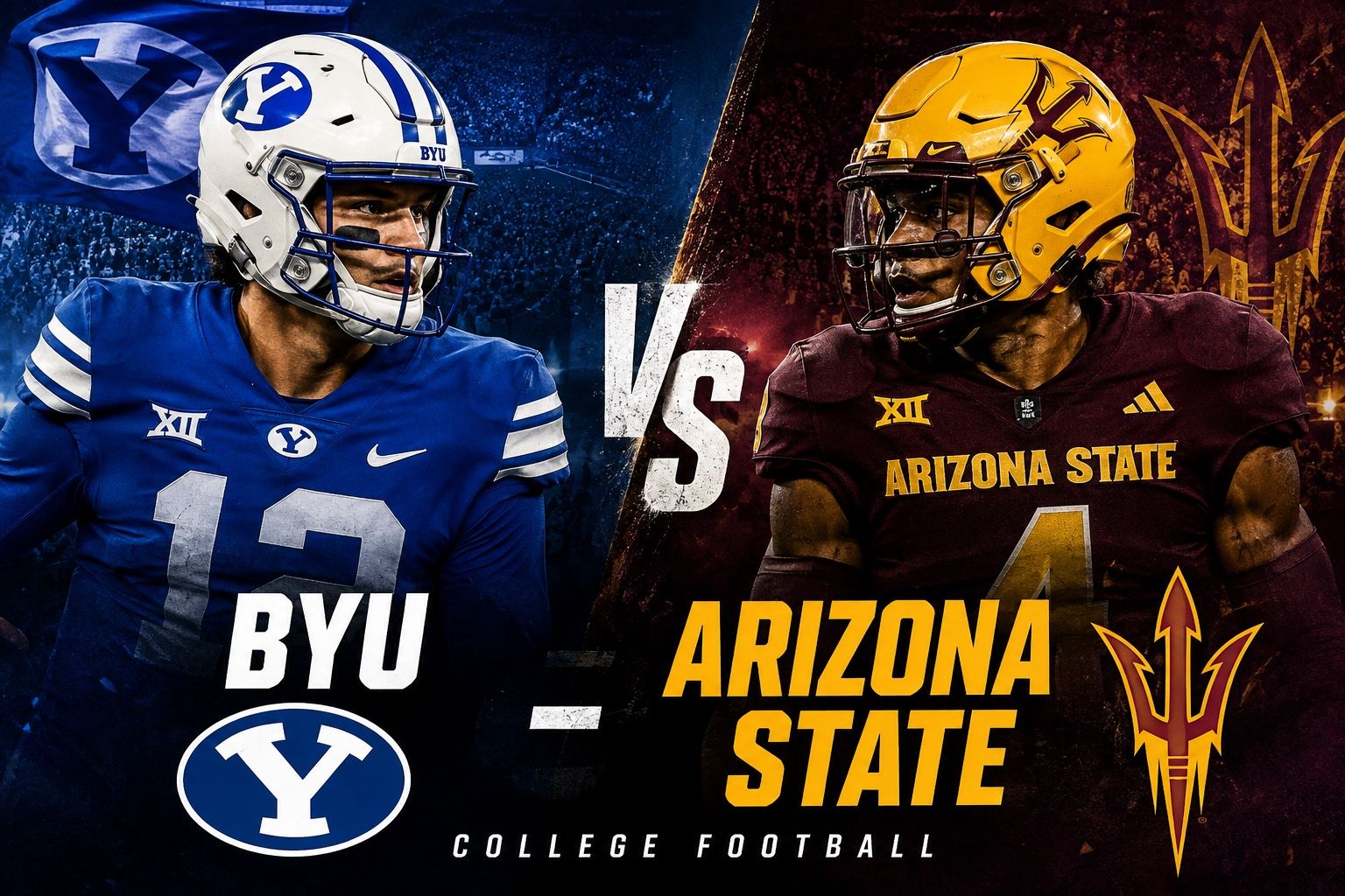 BYU vs Arizona State College Football Game Ticket