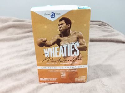 Wheats Cereal Box With Muhammad Ali On It