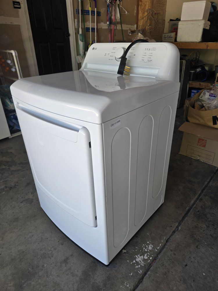 LG DLE7200WE Electric Dryer - White, Large Capacity, Sensor Dry Technology