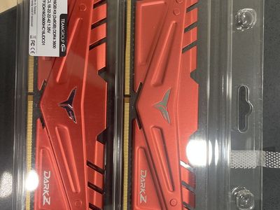 Teamgroup 2x8gb (16 gb total) DDR4-3600 ram (RED)