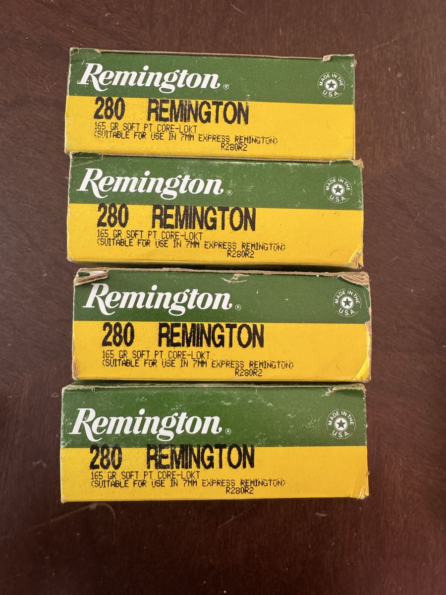 Remington 280 / 7mm Express factory ammo
