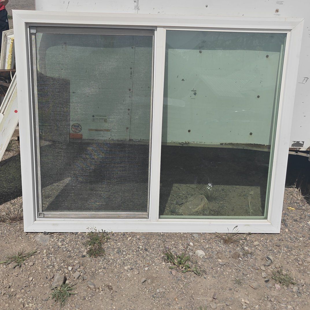 used white window